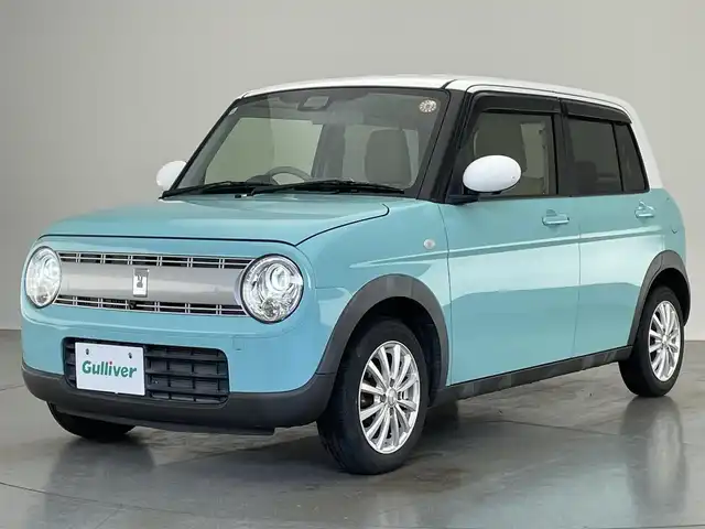 スズキ ラパン S 愛知県 2020(令2)年 4.6万km フレンチミントパールメタリック 純正８型ナビ　全方位カメラ　シートヒーター　前後ドラレコ　パーキングセンサー　ＥＴＣ　レーダーブレーキ　衝突軽減　ＨＩＤオートライト　フルセグＴＶ　Ｂｌｕｅｔｏｏｔｈ　ＵＳＢ　純正フロアマット　禁煙車　TVキャンセラー