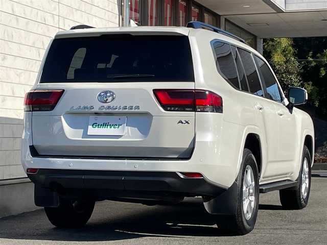 トヨタ ランドクルーザー AX 埼玉県 2023(令5)年 0.3万km ホワイトパールクリスタルシャイン ワンオーナー /AIS検査済み/7人乗り/禁煙車 /OPサンルーフ /ルーフレール /ナビTV /ブラインドスポット /追従クルコン /オートハイビーム /センターデフロック /マルチテレイン /ダウンヒルアシストコントロール/クロールコントロール /レーンキープ /360カメラ /MTモード/LEDヘッドライト