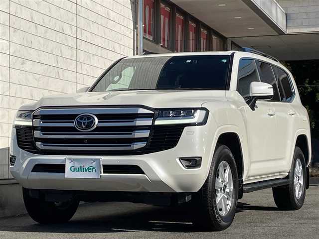 トヨタ ランドクルーザー AX 埼玉県 2023(令5)年 0.3万km ホワイトパールクリスタルシャイン ワンオーナー /AIS検査済み/7人乗り/禁煙車 /OPサンルーフ /ルーフレール /ナビTV /ブラインドスポット /追従クルコン /オートハイビーム /センターデフロック /マルチテレイン /ダウンヒルアシストコントロール/クロールコントロール /レーンキープ /360カメラ /MTモード/LEDヘッドライト