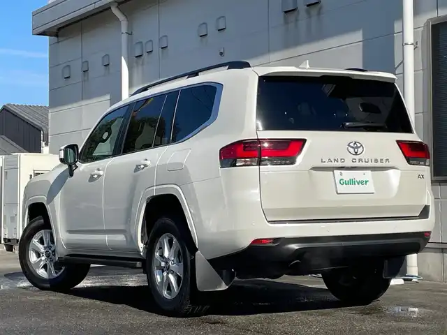 トヨタ ランドクルーザー AX 埼玉県 2023(令5)年 0.3万km ホワイトパールクリスタルシャイン ワンオーナー /AIS検査済み/7人乗り/禁煙車 /OPサンルーフ /ルーフレール /ナビTV /ブラインドスポット /追従クルコン /オートハイビーム /センターデフロック /マルチテレイン /ダウンヒルアシストコントロール/クロールコントロール /レーンキープ /360カメラ /MTモード/LEDヘッドライト