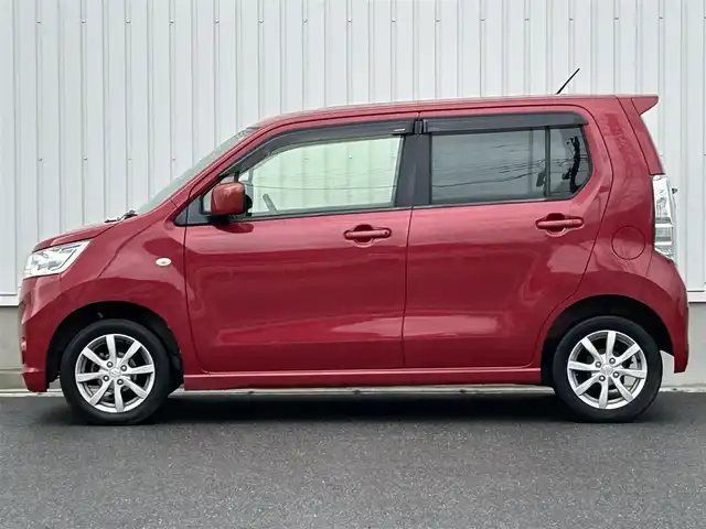 スズキ ワゴンＲ スティングレー X 群馬県 2012(平24)年 10.2万km フェニックスレッドパール 社外SDナビ　AVN112MV/　(CD ワンセグ　USB ラジオ　USB）/ETC/オートライト/アイドリングストップ/革巻きステアリング/電動格納ミラー/純正フロアマット/ドアバイザー/取扱説明書/保証書