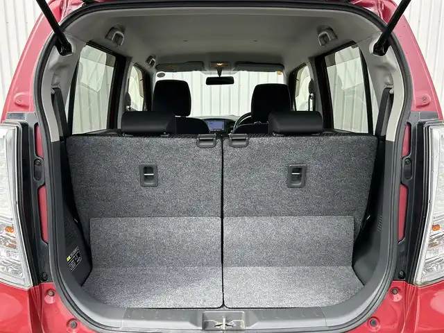 スズキ ワゴンＲ スティングレー X 群馬県 2012(平24)年 10.2万km フェニックスレッドパール 社外SDナビ　AVN112MV/　(CD ワンセグ　USB ラジオ　USB）/ETC/オートライト/アイドリングストップ/革巻きステアリング/電動格納ミラー/純正フロアマット/ドアバイザー/取扱説明書/保証書