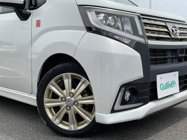ダイハツ ムーヴ カスタム RS SAⅡ 佐賀県 2016(平28)年 6.4万km パールホワイトⅢ 先行車発進お知らせ機能/車線逸脱警報機能/衝突被害軽減ブレーキ/純正メモリナビ/ワンセグTV　CD　SD　USB/ETC/LEDヘッドライト/フォグライト/ISOFIX/ステアリングリモコン/ウィンカーミラー/ドアバイザー/プッシュスタート/スペアキー/保証書/取扱説明書