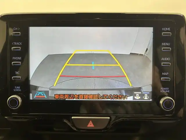 トヨタ ヤリス G 愛媛県 2023(令5)年 1.2万km ブラック ・８型ナビ（ＢＴ・ＦＭＡＭ・ＵＳＢ接続）/・バックカメラ　/・ビルトインＥＴＣ　/・オートマチックハイビーム　/・前方ドラレコ　/・衝突軽減ブレーキ　/・レーンキープアシスト