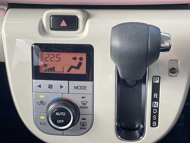 ダイハツ ムーヴ キャンバス G メイクアッフ SA Ⅱ 福岡県 2017(平29)年 4.7万km パールホワイトⅢ/ライトローズマイカメタリックⅡ 2トーン 社外7インチナビ/　（バックカメラ、TV、DVD、CD、AM、FM）/両側パワースライドドア/ETC/ドライブレコーダー前後/プリクラッシュ/横滑り防止装置/アイドリングストップ/プッシュスタート/スマートキー/スペアキー/パワーウィンドウ/電格ミラー/純正マット/ドアバイザー/保証書/取扱説明書