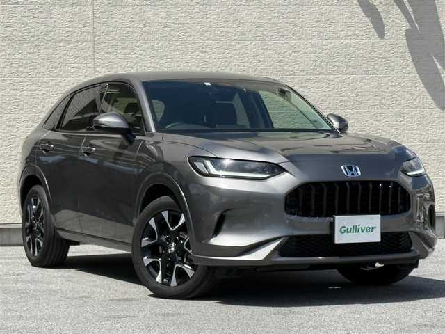 ホンダ ＺＲ－Ｖ ハイブリッド e:HEV Z 滋賀県 2023(令5)年 1.9万km スーパープラチナグレーメタリック ワンオーナー/純正メーカーナビ/　【AM・FM/Bluetooth/フルセグTV】/バックカメラ　【全方位】/レザーシート/運転席・助手席パワーシート/運転席・助手席シートヒーター/クルーズコントロール/ヒルディセントコントロール/ブレーキホールド/横滑り防止システム/レーントレーシングアシスト/ブラインドスポットモニター/コーナーセンサー/パワーバックドア/衝突軽減防止システム/置くだけ充電/前後ドライブレコーダー/ETC2.0