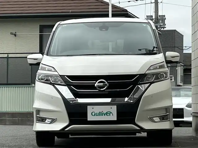 日産 セレナ ハイウェイスターVセレクションⅡ 大分県 2019(平31)年 5.1万km ブリリアントホワイトパール ・外部検査済み/・車検Ｒ８年６月まで/・純正９インチメーカーオプション/・ＣＤ/DVD/Bluetooth/・フルセグTV/・アラウンドビューモニター/・両側電動スライドドア/・レーダーブレーキ/・クルーズコントロール/・ＬＥＤヘッドライト/・スリップコントロール/・アイドリングストップ/・ドライブレコーダー/・ＥＴＣ/・スマートキー/・プッシュスタート/・フロアマット/・ドアバイザー/・新車保証書/・取扱説明書