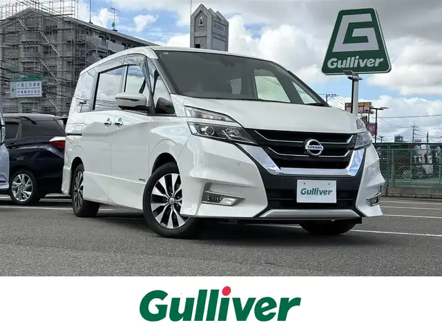 日産 セレナ ハイウェイスターVセレクションⅡ 大分県 2019(平31)年 5.1万km ブリリアントホワイトパール ・外部検査済み/・車検Ｒ８年６月まで/・純正９インチメーカーオプション/・ＣＤ/DVD/Bluetooth/・フルセグTV/・アラウンドビューモニター/・両側電動スライドドア/・レーダーブレーキ/・クルーズコントロール/・ＬＥＤヘッドライト/・スリップコントロール/・アイドリングストップ/・ドライブレコーダー/・ＥＴＣ/・スマートキー/・プッシュスタート/・フロアマット/・ドアバイザー/・新車保証書/・取扱説明書
