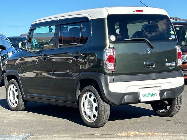 スズキ ハスラー Jスタイル 山梨県 2015(平27)年 3.9万km クールカーキパールメタリック/ホワイト2トーンルーフ 社外ナビ　/前席シートヒーター　/純正フロアマット　/前方ドライブレコーダー　/純正アルミホイール　/ＥＴＣ　/バックカメラ　/ベンチシート　/横滑り防止機能　/衝突軽減システム