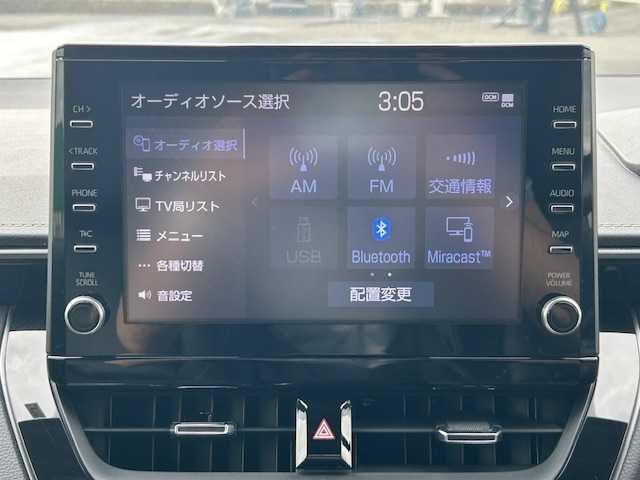 トヨタ カローラツーリング ハイブリッド ダブルバイビー 茨城県 2021(令3)年 5.9万km ブラックマイカ 純正ナビゲーション/Bluetooth/フルセグTV/バックカメラ/トヨタセーフティセンス/・プリクラッシュセーフティ/・レーントレーシングアシスト/・レーンディパーチャーアラート/・レーダークルーズコントロール/・オートマチックハイビーム/スマートキー×２/ビルトインETC/ハーフレザーシート/前席シートヒーター/純正17インチAW/オートライト/LEDヘッドライト/保証書、取扱説明書
