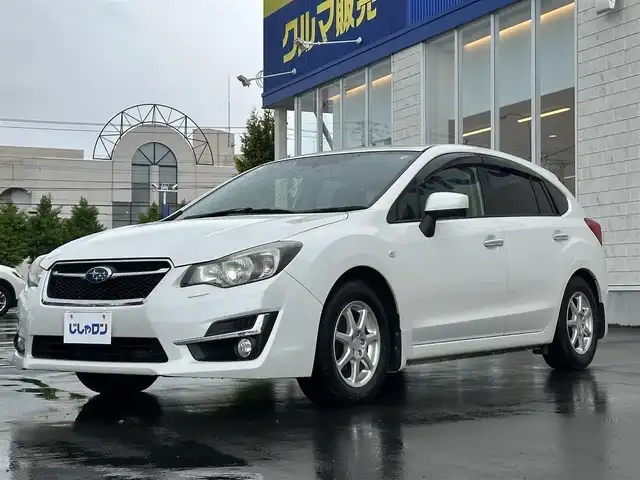 スバル インプレッサ スポーツ 1．6i－L プラウドED 道北・旭川 2015(平27)年 5.9万km クリスタルホワイトP (株)IDOMが運営する【じしゃロン旭川店】の自社ローン専用車両になります。こちらは現金またはオートローンご利用時の価格です。自社ローンご希望の方は別途その旨お申付け下さい/　/・純正ナビ(CD/DVD/BT/SD/フルセグ)/・パドルシフト/・スマートキー2個/・プッシュスタート/・積込サマー 純正AW195/65R15/・積込サマー 社外AW195/65R15/・取扱説明書