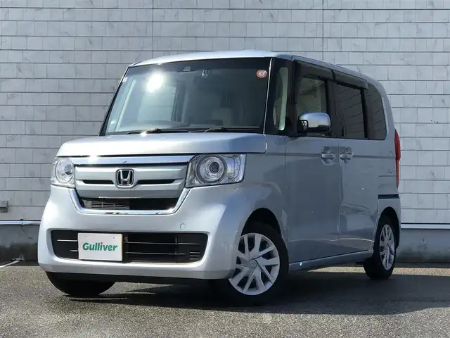 ホンダ Ｎ ＢＯＸ G EX ホンダセンシング 富山県 2017(平29)年 7.3万km モーニングミストブルーM 純正ナビ/フルセグTV/Bluetooth/バックカメラ/ドライブレコーダー/衝突被害軽減ブレーキ/コーナーセンサー/レーンキープアシスト/両側パワースライドドア/レザー調シートカバー/ステアリングスイッチ/プッシュスタート/スマートキー/スペアキー１本/LEDヘッドライト/オートライト/ETC