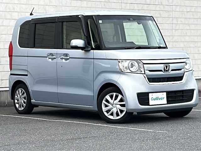 ホンダ Ｎ ＢＯＸ G EX ホンダセンシング 茨城県 2017(平29)年 7.3万km モーニングミストブルーM 純正8インチプレミアムインターナビ【VXU-185NBi】/(地デジTV・CD・DVD・BT・USB・ラジオ再生)/両側パワースライドドア/衝突軽減ブレーキ/コーナーセンサー/レーダークルーズコントロール/レーンアシスト/バックカメラ/ドライブレコーダー/ETC/オートライト/LEDヘッドライト/純正フロアマット/スマートキー/スペアキー/レザー調シートカバー