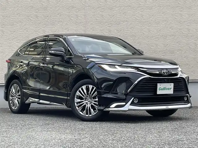 トヨタ ハリアー Z レザーパッケージ 大阪府 2020(令2)年 1.4万km プレシャスブラックパール ワンオーナー/フルモデリスタエアロ(F/S/R)/ナビ機能付ディスプレイオーディオ/BT/USB/AUX/TV/AppleCarPlay/AndroidAuto/360度カメラ/JBLサウンド/本革シート/前席パワーシート/前席シートヒーター/前席エアシート/ステアリングヒーター/追従機能付きクルーズコントロール/レーンキープアシスト/ブラインドスポットモニター/ヘッドアップディスプレイ/前後コーナーセンサー/録画機能付きデジタルインナーミラー/LEDヘッドライト/フロントフォグ/オートハイビーム/純正フロアマット/純正19インチAW/AC100V充電/リバース連動電格ミラー/GRドアハンドルプロテクター/モデリスタドレスアップ/　-フードガーニッシュ/　-フロントグリルガーニッシュ/　-ミラーガーニッシュ/　-バックドアエアロプレート/　-バックドアガーニッシュ/　-ラゲージLED/スペアキー/ETC2.0