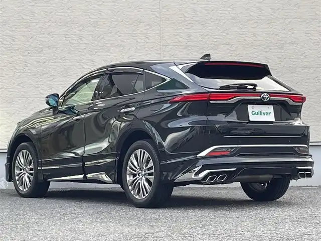 トヨタ ハリアー Z レザーパッケージ 大阪府 2020(令2)年 1.4万km プレシャスブラックパール ワンオーナー/フルモデリスタエアロ(F/S/R)/ナビ機能付ディスプレイオーディオ/BT/USB/AUX/TV/AppleCarPlay/AndroidAuto/360度カメラ/JBLサウンド/本革シート/前席パワーシート/前席シートヒーター/前席エアシート/ステアリングヒーター/追従機能付きクルーズコントロール/レーンキープアシスト/ブラインドスポットモニター/ヘッドアップディスプレイ/前後コーナーセンサー/録画機能付きデジタルインナーミラー/LEDヘッドライト/フロントフォグ/オートハイビーム/純正フロアマット/純正19インチAW/AC100V充電/リバース連動電格ミラー/GRドアハンドルプロテクター/モデリスタドレスアップ/　-フードガーニッシュ/　-フロントグリルガーニッシュ/　-ミラーガーニッシュ/　-バックドアエアロプレート/　-バックドアガーニッシュ/　-ラゲージLED/スペアキー/ETC2.0