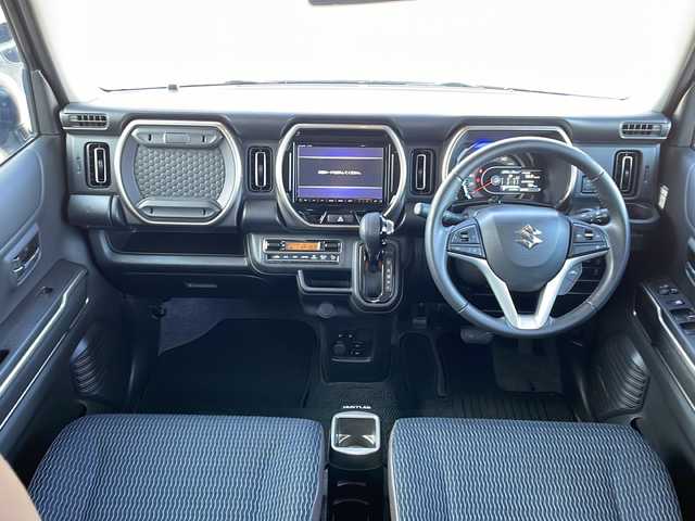 スズキ ハスラー Jスタイル Ⅱ 岐阜県 2022(令4)年 2.5万km クールカーキパールメタリック/ソフトベージュメタリック 登録時走行距離24468km/純正８インチナビ/フルセグＴＶ/禁煙車/デュアルカメラブレーキサポート/クルーズコントロール/レーンキープアシスト/コーナーセンサー/純正アルミホイール/ＬＥＤヘッドライト/オートライト/フォグランプ/プッシュスタート/スマートキー/スペアキー/シートヒーター/純正フロアマット/Bluetooth接続/CDチェンジャー/ドアバイザー/ツートンカラー/アイドリングストップ