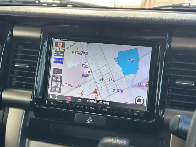 スズキ ハスラー J ブラックインテリアパッケージ 静岡県 2019(令1)年 4.5万km フェニックスレッドパール/ホワイト2トーンルーフ 純正8インチメモリーナビ/（FM/AM/CD/DVD/Bluetooth）/純正８インチメモリーナビ横滑り防止システム/レーンキープアシスト/全周囲カメラ/ビルトインETC/オートライト/ドライブレコーダー/前席シートヒーター/フルフラットシート/ベンチシート/アイドリングストップ/純正フロアマット/オートライト/純正15AW