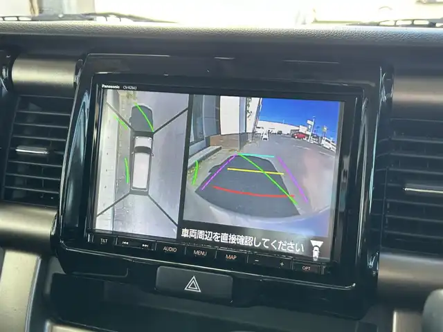 スズキ ハスラー J ブラックインテリアパッケージ 静岡県 2019(令1)年 4.5万km フェニックスレッドパール/ホワイト2トーンルーフ 純正8インチメモリーナビ/（FM/AM/CD/DVD/Bluetooth）/純正８インチメモリーナビ横滑り防止システム/レーンキープアシスト/全周囲カメラ/ビルトインETC/オートライト/ドライブレコーダー/前席シートヒーター/フルフラットシート/ベンチシート/アイドリングストップ/純正フロアマット/オートライト/純正15AW