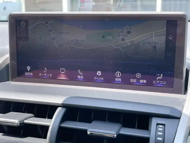 レクサス ＮＸ 300h バージョンL 福岡県 2019(令1)年 4.4万km マーキュリーグレーマイカ サンルーフ　/Lexussafetysense/レーダークルーズコントロール/レーンキープアシスト/ブラインドスポットモニター/ヘッドアップディスプレイ/ハンドルヒーター/三眼ＬＥＤへっどらいと/白革シート/前席エアシート/全席シートヒーター/純正ナビ　/全方位カメラ/フルセグTV/Bluetooth/ヘッドアップディスプレイ/パワーバックドア/純正18インチアルミホイール/ETC2.0/取扱説明書/保証書/エンジンスターターキー/カードキー/スペアキー×1