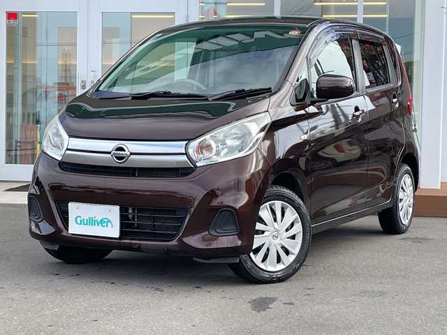 日産 デイズ S 道央・札幌 2016(平28)年 8.2万km モカブラウンP ・4WD/・純正オーディオ/・CD/AUX/・社外エンジンスターター/・シートヒーター/・ベンチシート/・ヘッドライトレベライザー/・アイドリングストップ/・電動格納ミラー/・純正フロアマット/・ドアバイザー/・積込夏タイヤ純正AWセット/・リモコンキー/・スペアキー/・保証書