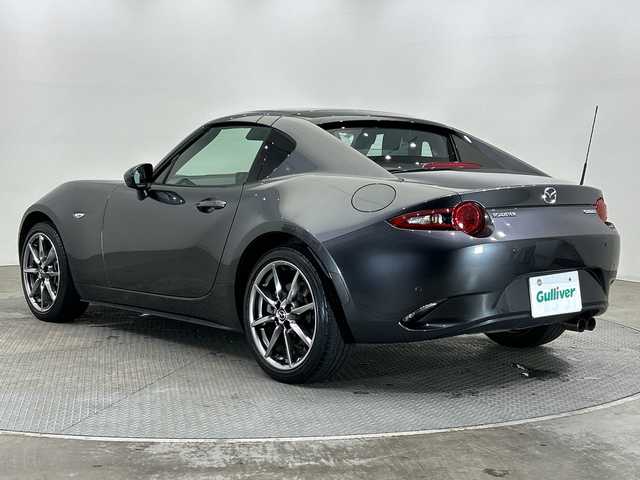 マツダ ロードスター ＲＦ S 栃木県 2022(令4)年 3.3万km マシーングレープレミアムM ６MT/メモリーナビ/（Bluetooth/USB）/衝突軽減システム/リアコーナーセンサーETC/ドライブレコーダー/禁煙車/レザーシート/シートヒーター/オートライト/LEDヘッドライト/横滑り防止装置/スマートキー/プッシュスタート/電動格納ミラー/本革ステアリング/純正アルミホイール