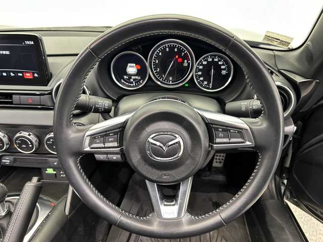 マツダ ロードスター ＲＦ S 栃木県 2022(令4)年 3.3万km マシーングレープレミアムM ６MT/メモリーナビ/（Bluetooth/USB）/衝突軽減システム/リアコーナーセンサーETC/ドライブレコーダー/禁煙車/レザーシート/シートヒーター/オートライト/LEDヘッドライト/横滑り防止装置/スマートキー/プッシュスタート/電動格納ミラー/本革ステアリング/純正アルミホイール