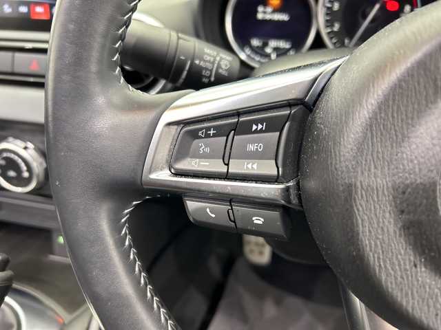 マツダ ロードスター ＲＦ S 栃木県 2022(令4)年 3.3万km マシーングレープレミアムM ６MT/メモリーナビ/（Bluetooth/USB）/衝突軽減システム/リアコーナーセンサーETC/ドライブレコーダー/禁煙車/レザーシート/シートヒーター/オートライト/LEDヘッドライト/横滑り防止装置/スマートキー/プッシュスタート/電動格納ミラー/本革ステアリング/純正アルミホイール