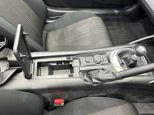 マツダ ロードスター ＲＦ S 栃木県 2022(令4)年 3.3万km マシーングレープレミアムM ６MT/メモリーナビ/（Bluetooth/USB）/衝突軽減システム/リアコーナーセンサーETC/ドライブレコーダー/禁煙車/レザーシート/シートヒーター/オートライト/LEDヘッドライト/横滑り防止装置/スマートキー/プッシュスタート/電動格納ミラー/本革ステアリング/純正アルミホイール