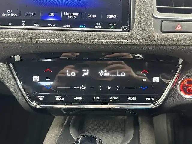 ホンダ ヴェゼル ハイブリッド RS ホンダセンシング 愛知県 2018(平30)年 9.1万km 黒 純正ナビ　/（フルセグ／ＢＴ／ＣＤ／ＤＶＤ）　/衝突軽減システム　/レーダークルーズコントロール　/バックカメラ　/横滑り防止装置　/レーンキープアシスト　/ドラレコ　/前席シートヒーター　/ビルトインETC　/純正AW