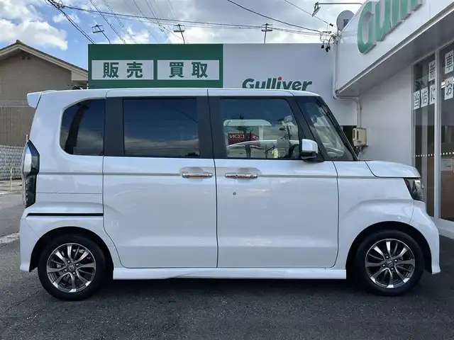 ホンダ Ｎ ＢＯＸ カスタム L 愛知県 2021(令3)年 3.4万km プラチナホワイトパール 両側パワースライドドア/純正ナビ/フルセグテレビ/バックカメラ/シートヒーター/Bluetooth/プッシュスタート/クルコン/CMBS/VSA/LKAS/パーキングセンサー/ドラレコ前後/ETC/純正アルミホイール/フォグランプ/取説、保証書、スペアキー