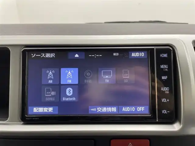 トヨタ ハイエース GL 群馬県 2022(令4)年 1.2万km ホワイトパールクリスタルシャイン モデリスタエアロ/ベットキット/流し台/純正ディーラーオプションナビ（NSZT-W68T）/CD/DVD/SD（MSV）/Bluetooth/フルセグTV/デジタルインナーミラー/パノラミックビューモニター/左側パワースライドドア/LEDヘッドライト/オートライト/Fフォグ/AHB/トヨタセーフティセンス/ETC/LDA/スマートキー/社外１６インチAW/ホワイトレタータイヤ/TRDマットガード