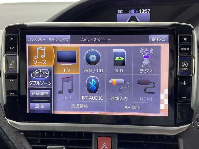 トヨタ ノア ハイブリッド Si ダブルバイビーⅡ 茨城県 2019(令1)年 10.5万km ホワイトパールクリスタルシャイン セーフティーセンス/純正SDナビ/　　CD/DVD/BT/フルセグ/バックカメラ/両側電動スライドドア/クルーズコントロール/LEDオートライト/ハーフレザーシート/シートヒーター/純正16インチアルミホイール/ステアリングスイッチ/USBポート/スマートキー2本/ビルトインETC/禁煙車