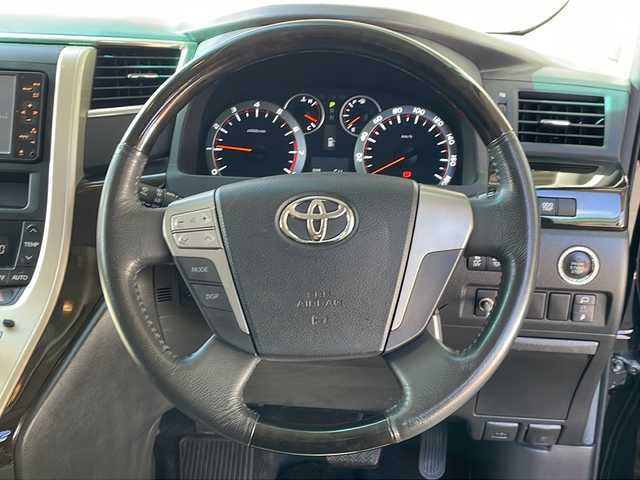 トヨタ ヴェルファイア 2．4Z プラチナセレクションⅡ 長野県 2010(平22)年 11.1万km ブラック 純正ナビ/バックカメラ/後席モニター/パワーバックドア/車高調/コーナーセンサー /社外18インチアルミ