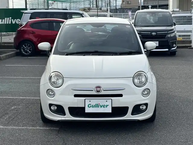 フィアット ５００Ｓ ツインエア 愛知県 2014(平26)年 17.9万km 白 /ワンオーナー/正規ディーラー車//ディーラー整備記録簿H26.27.28.30.R2.4.6//ナビ/純正オーディオ/オンダッシュナビ//革巻きステア/ステアスイッチ//フロント/リアフォグ//新車時保証書//取扱説明書//スペアキー