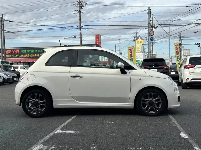 フィアット ５００Ｓ ツインエア 愛知県 2014(平26)年 17.9万km 白 /ワンオーナー/正規ディーラー車//ディーラー整備記録簿H26.27.28.30.R2.4.6//ナビ/純正オーディオ/オンダッシュナビ//革巻きステア/ステアスイッチ//フロント/リアフォグ//新車時保証書//取扱説明書//スペアキー