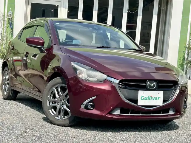 マツダ デミオ XDテーラードブラウン 埼玉県 2016(平28)年 5.6万km ディープクリムゾンマイカ ディーゼルターボ/衝突軽減ブレーキ/レーダークルーズコントロール/専用テーラードブラウンシート/前席シートヒーター/純正ナビTV/バックカメラ/LEDヘッドライト/クリアランスソナー/パドルシフト/純正１６インチアルミ/ETC/ドラレコ/プッシュスタート/スマートキー/保証書付整備手帳/取扱説明書