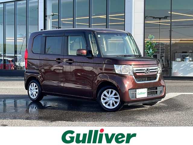 ホンダ Ｎ ＢＯＸ L 新潟県 2021(令3)年 4.3万km プレミアムアガットブラウンP LEDライト/両側パワースライドドア/ワンオーナー/冬タイヤ積載〈社外LAUFBAHI〉/後方コーナーセンサー/ドアバイザー/電核ミラー/純正フロアマット/バックカメラ/社外ドライブレコーダー/純正夏タイヤ14インチ/Bluetooth/スペアキー