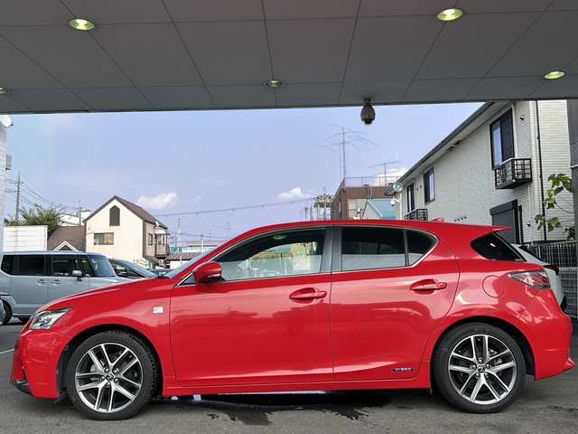 レクサス ＣＴ 200h Fスポーツ 京都府 2015(平27)年 6.2万km マダーレッド 純正SDナビ/Bluetooth/CD/DVD/Blu-ray/フルセグ/バックカメラ/TSS/禁煙車/パドルシフト/クリアランスソナー/ＬＥＤヘッドライト/レーダークルーズコントロール/シートヒーター（Ｄ＋Ｎ）/ベンチシート/フルフラットシート/パワーシート（Ｄ＋Ｎ）/電動格納ミラー/衝突軽減ブレーキ