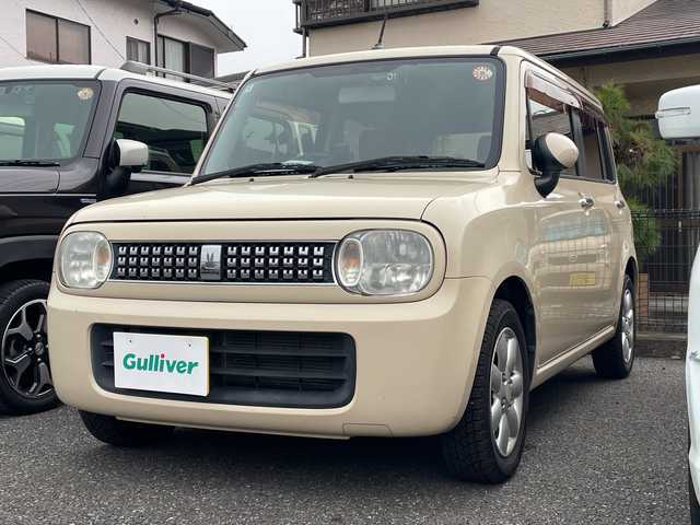 スズキ ラパン 10thアニバーサリーリミテッド 滋賀県 2012(平24)年 8.2万km ミルクティーベージュメタリック 純正SDナビ /Bluetooth接続/USB/CD/DVD/ヒートシーター /ドライブレコーダー /ETC　/純正フロアマット　/ABS　/オートライト　/LEDヘッド　/Wエアバッグ　/ドアバイザー　