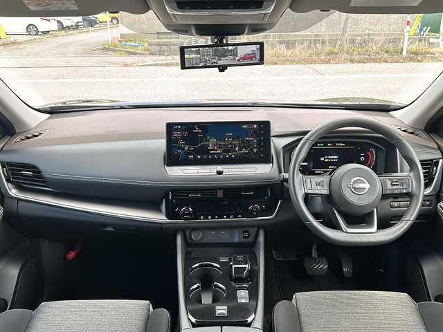 日産 エクストレイル X 石川県 2023(令5)年 3.6万km ダイヤモンドブラック NissanConnectナビゲーションシステム/【AM/FMフルセグTV・Bluetooth】/・ＡｐｐｌｅCarPlay/・アラウンドビューモニター/ビルドインETC2.0/プロパイロット/衝突被害軽減ブレーキ/踏み間違い衝突防止アシスト/前方衝突予測警報/車線逸脱警報/後側方車両検知警報/後退時車両検知警報/運転席パワーシート/前席パワーシート/USB端子/コーナーセンサー/オートライト/・LEDヘッドライト/・フォグランプ/純正フロアマット/スタッドレスタイヤ車載(ゴムのみ)