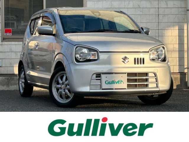 スズキ アルト X 福岡県 2016(平28)年 2.9万km シルキーシルバーメタリック 社外7インチメモリナビ【AVN7500S】/　(AM/FM/CD/DVD/Bluetooth/フルセグTV)/運転支援機能/・レーダーブレーキサポート/・誤発進抑制機能/・アイドリングストップ/・エネチャージ/・ふらつき防止機能/純正15インチアルミホイール/シートヒーター（D席）/USBポート/プッシュスタート/アイドリングストップ/純正フロアマット/電格ウィンカーミラー/ドアバイザー/スペアキー×１/保証書/取扱説明書