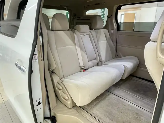 トヨタ アルファード 240X 道央・札幌 2008(平20)年 13.2万km ホワイトパールクリスタルシャイン 4WD/純正ディーラーSDナビ/  (CD/DVD/MD/AM/FM/BT/フルセグ）/ウッドコンピステアリング/左側パワースライドドア/右側イージークローザードア/HIDヘッドライト/フォグライト/12V/120W/ビルトインETC/コーナーセンサー/横滑り防止/フロントワイパーデアイサー/寒冷地仕様/ステアリングスイッチ/オートライト/オールオートパワーウィンドウ/バックカメラ/バニティミラー/純正フロアマット/純正ドアバイザー/電動格納ミラー/スマートキー