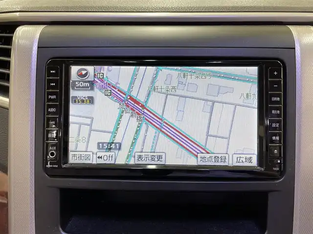 トヨタ アルファード 240X 道央・札幌 2008(平20)年 13.2万km ホワイトパールクリスタルシャイン 4WD/純正ディーラーSDナビ/  (CD/DVD/MD/AM/FM/BT/フルセグ）/ウッドコンピステアリング/左側パワースライドドア/右側イージークローザードア/HIDヘッドライト/フォグライト/12V/120W/ビルトインETC/コーナーセンサー/横滑り防止/フロントワイパーデアイサー/寒冷地仕様/ステアリングスイッチ/オートライト/オールオートパワーウィンドウ/バックカメラ/バニティミラー/純正フロアマット/純正ドアバイザー/電動格納ミラー/スマートキー