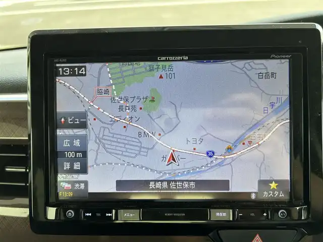 ホンダ Ｎ ＢＯＸ G･L ホンダセンシング カッパーブラウンスタイル 長崎県 2019(令1)年 12.6万km プラチナホワイトパール ワンオーナー/純正ナビ(FM/AM/BT/TV/CD)/純正フロアマット/プッシュスタート/オートライト/ETC/バックカメラ/衝突被害軽減システム/レーンキープアシスト/横滑り防止装置/アイドリングストップ/ABS/USB入力端子×２/取扱説明書/記録簿/保証書