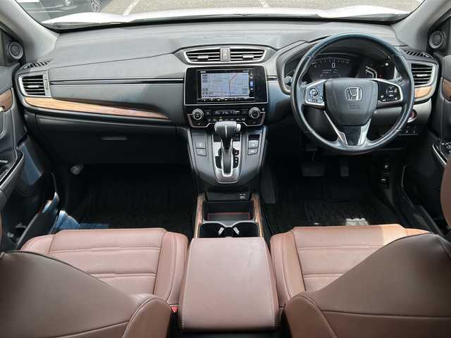 ホンダ ＣＲ－Ｖ EX・マスターピース 岐阜県 2020(令2)年 5.1万km プラチナホワイトパール /ワンオーナー//Gathers SDナビ(VRU-215CVi)/(CD/DVD/フルセグTV/SD/BT)/(AppleCarPlay/MusicRack/USB)//電動パノラミックサンルーフ//ブラウン本革シート/(前席パワーシート/シートヒーター)/(D席シートメモリー)//Honda SENSING/(衝突軽減ブレーキ/誤発進抑制機能)/(歩行者事故低減ステアリング)/(路外逸脱抑制機能/車線維持支援システム)/(渋滞追従機能付アダプティブクルーズコントロール)/(先行車発進お知らせ機能/標識認識機能)/(ブラインドスポットインフォメーション)/(オートハイビーム)//LEDヘッドライト/(シーケンシャルターンシグナルランプ)//ステアリングヒーター//ハンズフリーパワーテールゲート//ビルトインＥＴＣ２.０//パーキングソナー//サイドステップ//パドルシフト//スマートキー//スペアキーx1//純正18インチAW//純正フロアマット