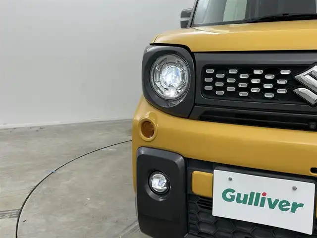 スズキ スペーシア ギア HYBRID XZターボ 岡山県 2020(令2)年 3.1万km アクティブイエロー/ガンメタリック2トーン 社外8インチナビ（AVIC-RL812）/（Bluetooth/CD/DVD/USB/フルセグTV)/全方位カメラ/両側電動スライドドア/シートヒーター(運転席・助手席)/クルーズコントロール/コーナーセンサー(後ろ)/ルーフレール/LEDヘッドライト/オートハイビーム/ステアリングスイッチ/社外ドライブレコーダー(前後)/パドルシフト/ビルトインETC/アイドリングストップ/レーンアシスト/アイドリングストップ/スマートキー(2本)