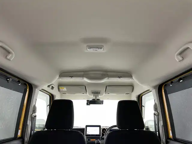 スズキ スペーシア ギア HYBRID XZターボ 岡山県 2020(令2)年 3.1万km アクティブイエロー/ガンメタリック2トーン 社外8インチナビ（AVIC-RL812）/（Bluetooth/CD/DVD/USB/フルセグTV)/全方位カメラ/両側電動スライドドア/シートヒーター(運転席・助手席)/クルーズコントロール/コーナーセンサー(後ろ)/ルーフレール/LEDヘッドライト/オートハイビーム/ステアリングスイッチ/社外ドライブレコーダー(前後)/パドルシフト/ビルトインETC/アイドリングストップ/レーンアシスト/アイドリングストップ/スマートキー(2本)