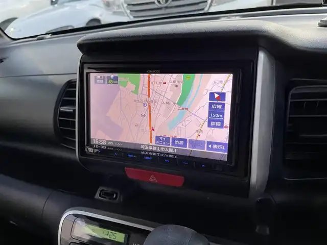ホンダ Ｎ ＢＯＸ G Lパッケージ 埼玉県 2016(平28)年 7.6万km プレミアムディープモカパール ・OP電動スライドドア/・KENNWOODナビゲーション/・CD/DVD/BT/ワンセグTV/・バックカメラ/・スマートキー/・クラッツィオシートカバー/・ドライブレコーダー/・ビルトインETC/・ウインカードアミラー/・スリップコントロール/・フロアマット/・ドアバイザー/・社外アルミ（サマータイヤ付き）車載あり