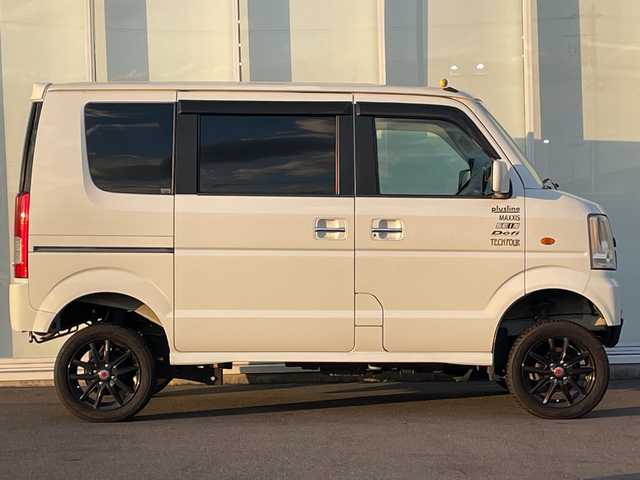 スズキ エブリィ ワゴン PZターボ 神奈川県 2008(平20)年 9.7万km パールホワイト ・リフトアップ　/・サイドカメラ　/・社外アルミホイール　/・オーディオユニット(カロッツェリアMVH-6600)/・Ｂｌｕｅｔｏｏｔｈ　/・ＵＳＢ入力端子　/・ＥＴＣ　/・ドライブレコーダー　/・リモコンキー　/・フォグランプ　/・サイドバイザー　/・ブースト計　/・シートカバー(クラッツィオ)　/・イモビライザー