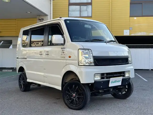 スズキ エブリィ ワゴン PZターボ 和歌山県 2008(平20)年 9.7万km パールホワイト ・リフトアップ　/・サイドカメラ　/・社外アルミホイール　/・オーディオユニット(カロッツェリアMVH-6600)/・Ｂｌｕｅｔｏｏｔｈ　/・ＵＳＢ入力端子　/・ＥＴＣ　/・ドライブレコーダー　/サイドミラーヒーター/・リモコンキー　/・フォグランプ　/・サイドバイザー　/・ブースト計　/・シートカバー(クラッツィオ)　/・イモビライザー